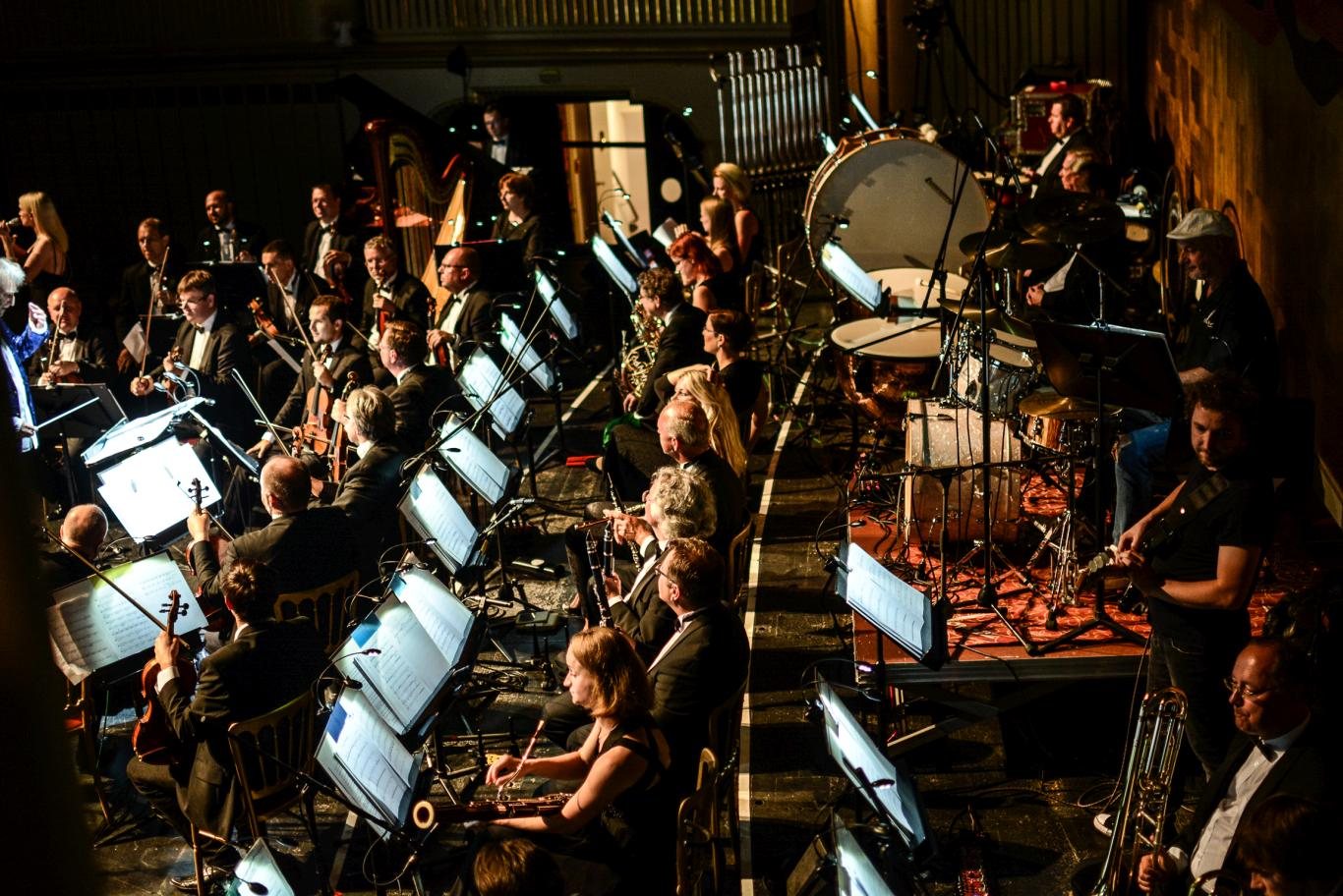 The orchestra from above